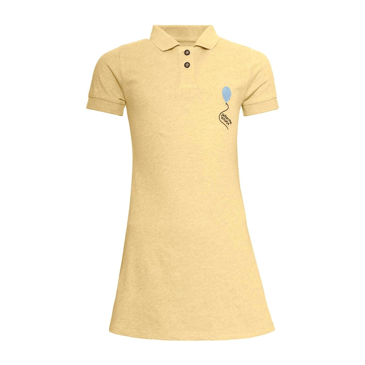 Yellow Polo Dress for Girls - Image 9