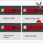 Elnyűhetetlen telefontöltő kábel, 1 m hosszú - Image 3