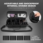 Fishing Tackle Reel Case with Shockproof Dividers - Image 2