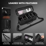 Fishing Tackle Reel Case with Shockproof Dividers - Image 4