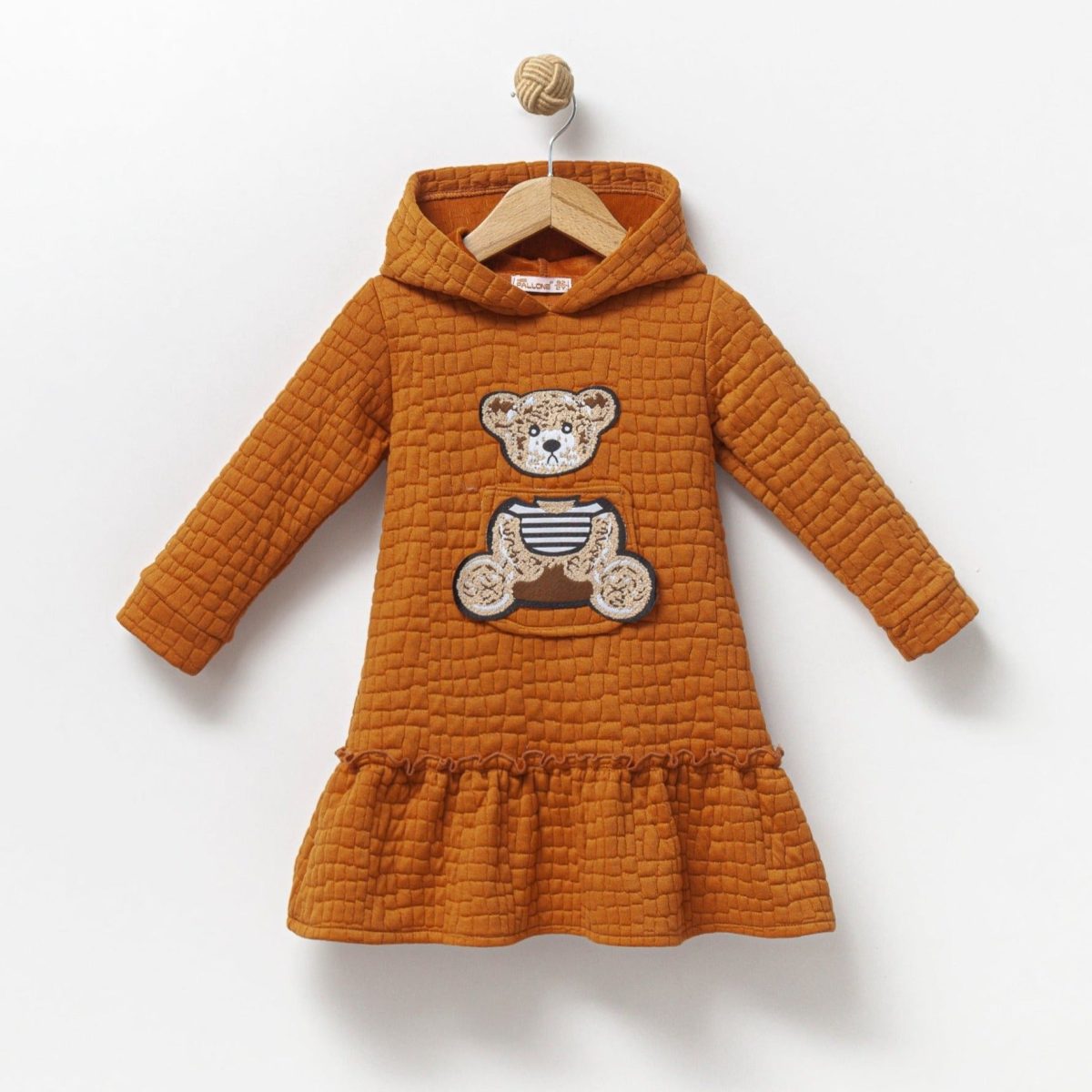 Cozy Girls' Hoodie Dress - Image 8