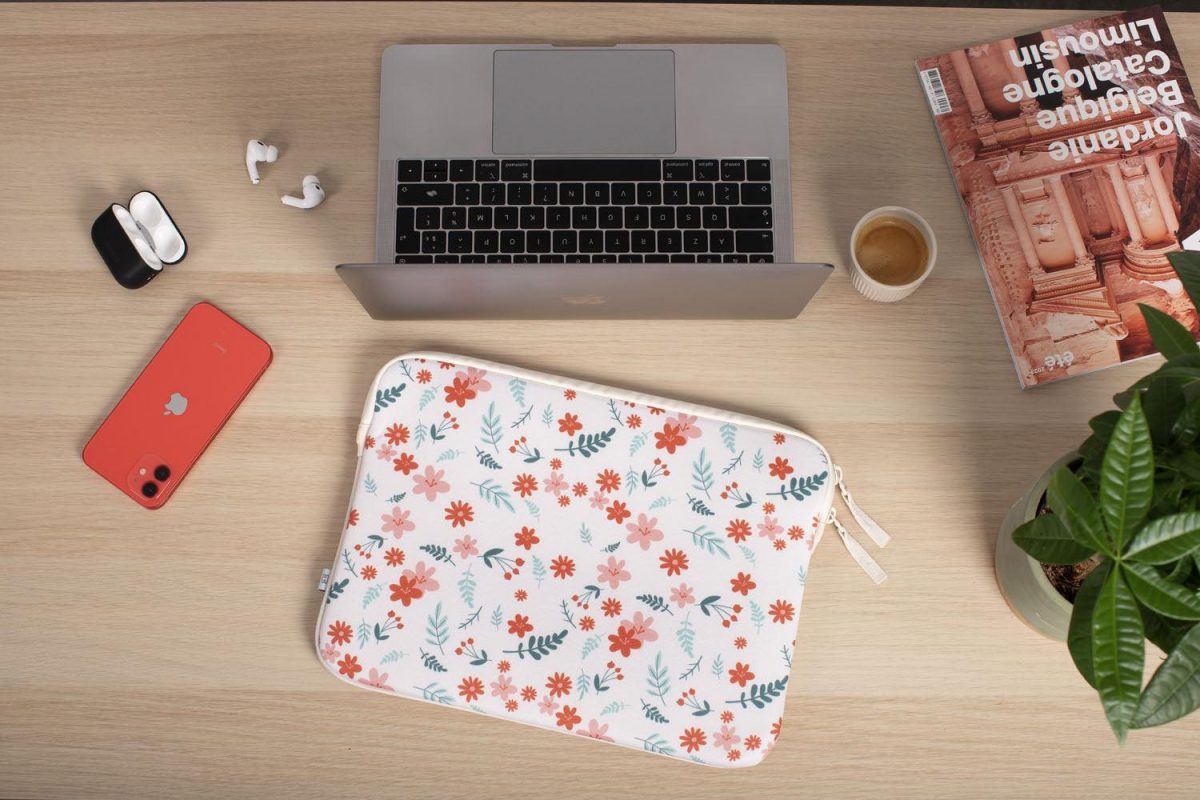 Housse pour MacBook Air/Pro 13″ - Pattern ²Life Flower Bomb - Image 5