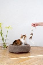 Natural Sheepskin Cat Toy: Squid - Image 5