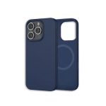 Coque silicone MagSafe iPhone 16 Pro - Bleu