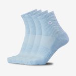 Quarter Mittelhohe Socken gepolstert für Damen und Herren 4X Paar - Image 9