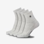 Quarter Mittelhohe Socken gepolstert für Damen und Herren 4X Paar - Image 8