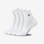 Quarter Mittelhohe Socken gepolstert für Damen und Herren 4X Paar - Image 13
