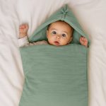 Nid d'Ange en Coton Bio Vert - Image 4