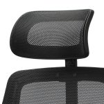NNEED Office Chair with Mesh Headrest Backrest Black - Image 2
