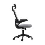 NNEED Mesh Office Chair Executive Seat Racing Tilt BK&GY - Image 2