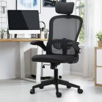 NNEED Mesh Office Chair Executive Seat Racing Tilt DGY&BK - Image 4