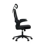 NNEED Mesh Office Chair D-Shape Back Support Black - Image 3