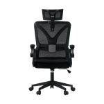 NNEED Mesh Office Chair D-Shape Back Support Black - Image 5