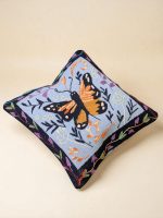 Suzani Hand Embroidered Cushion Cover - 45 x 45 cm - Image 5