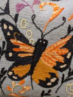 Suzani Hand Embroidered Cushion Cover - 45 x 45 cm - Image 2