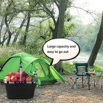 NNEOBA Foldable Grocery Basket with Handle for Shopping & Picnic - Image 3