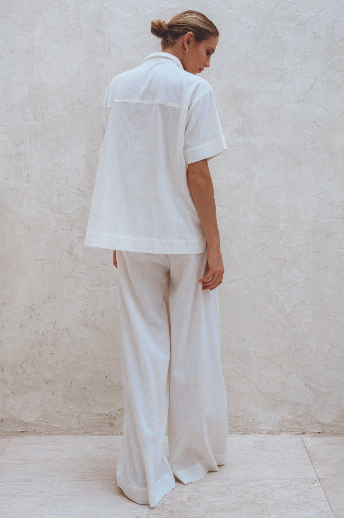 Raya Wide Leg Linen Pants - Image 5