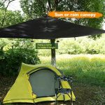 Waterproof Tarp Tent Shade Outdoor Camping UV Canopy (Black) - Image 2