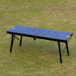 NNEOBA IGT 4-Unit Outdoor Camping Ultralight Folding Table Black - Image 5