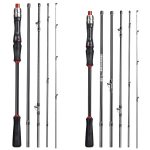 2.1M Carbon Fiber Casting Rod 6-Section Black - Image 2