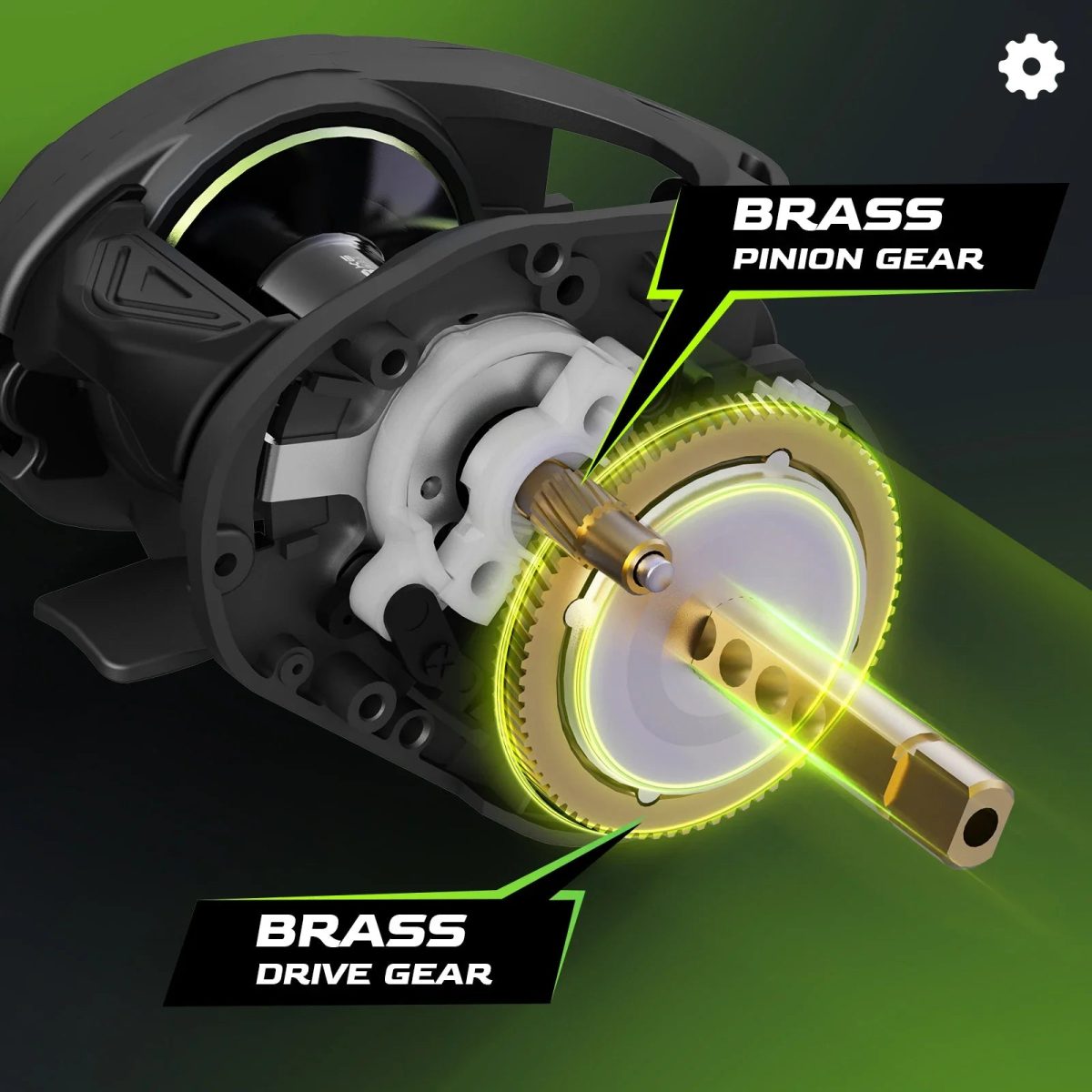 M1 Baitcast Fishing Reel 8KG Drag Right Hand Black - Image 5