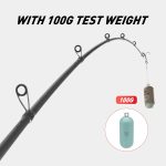 NNEOBA Inshore Spinning Fishing Rod Long Casting Carbon Rod Black - Image 4