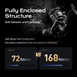 NNEOBA 5000 Series Spinning Fishing Reel with Carbon Drag System Black - Image 5