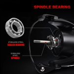Ultralight Carbon Fiber Spinning Reel 9kg Max Drag Black - Image 4