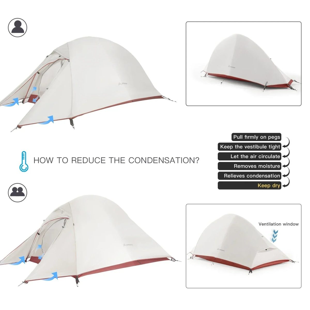 Ultralight Camping Tent Backpack Tent - Image 4