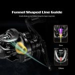 NNEOBA Baitcasting Reel  Carbon Body with Clicker Black - Image 5