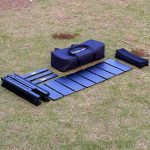 NNEOBA IGT 4-Unit Outdoor Camping Ultralight Folding Table Black - Image 3