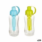 Bottle Blue Green polypropylene Plastic 600 ml 7,5 x 21 x 9 cm 7,5 x 21 x 7 cm Wine Pourer (24 Units)