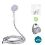A shower head with a hose to direct the flow Berilo Metal 2 m 14 x 24,5 x 4,5 cm 14 x 4,5 x 24,5 cm (12 Units) - Image 4