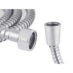 A shower head with a hose to direct the flow Berilo Metal 2 m 14 x 24,5 x 4,5 cm 14 x 4,5 x 24,5 cm (12 Units) - Image 2