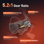 NNEOBA 4000 Series Light Spinning Reel 6kg Max Drag Red - Image 3