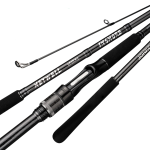 NNEOBA Inshore Spinning Fishing Rod Long Casting Carbon Rod Black