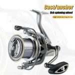 Spinning Fishing Reel 25KG Max Drag 10000 Series Silver - Image 2