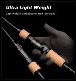 TH-532XULC-F Ultralight Spinning Casting Rod Carbon Brown - Image 5