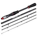 2.1M Carbon Fiber Casting Rod 6-Section Black