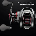 9BB Baitcasting Fishing Reel with Spare Spool Black - Image 3