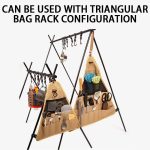NNEOBA Outdoor Camping Hanging Rack Folding Tripod - Image 3