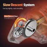 NNEOBA 4000 Series Light Spinning Reel 6kg Max Drag Red - Image 2