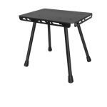NNEOBA Tactical Folding Table with Utility Buckles Black