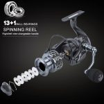 Telescopic Rod and Spinning Reel Carbon Fiber Travel Set Black - Image 4