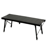 NNEOBA IGT 4-Unit Outdoor Camping Ultralight Folding Table Black