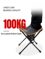 Ultralight Folding Camping Chair Khaki - Image 5