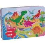 Puzzle Apli 48 x 32 cm Dinosaurs 48 Pieces (8 Units) - Image 2
