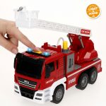 Fire Engine with Light and Sound Speed & Go 26 x 14 x 9 cm (6 Units) - Image 5