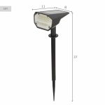 Solar lamp Aktive 8 x 37 x 11 cm (6 Units) - Image 4