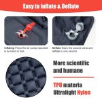 Ultralight Camping Inflatable Mattress with Built-In Pump and Pillows - Image 3